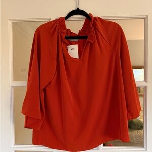 Women's Orange Blouse